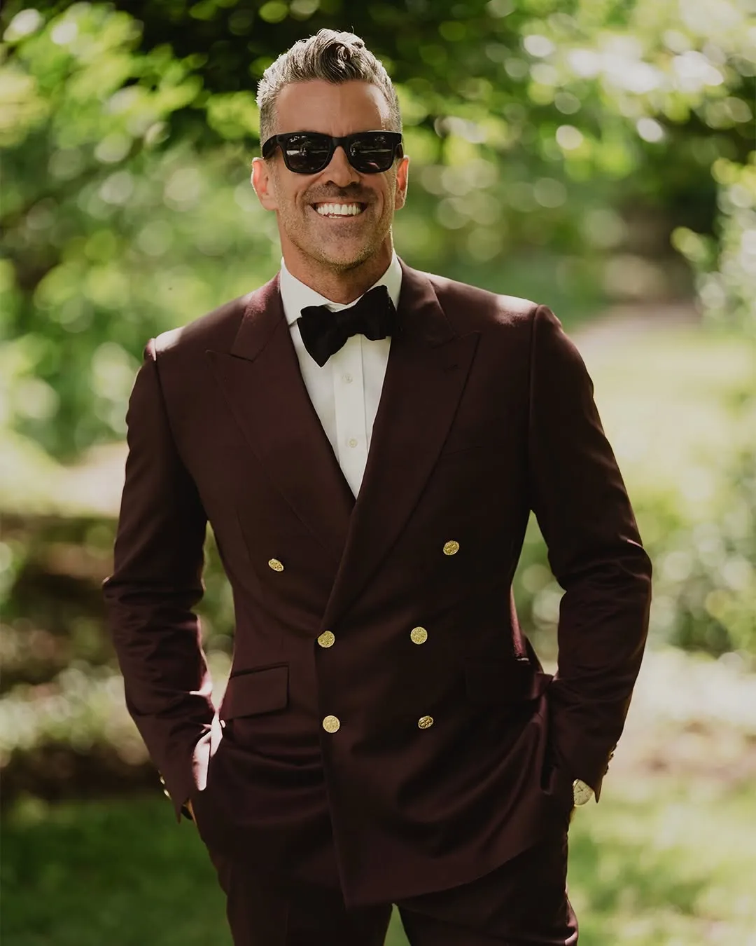 Jeff Maeck wearing a new Surmesur suit