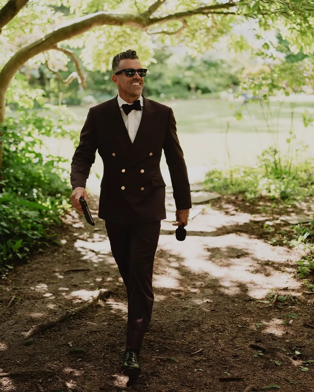 Jeff Maeck wearing a new Surmesur suit